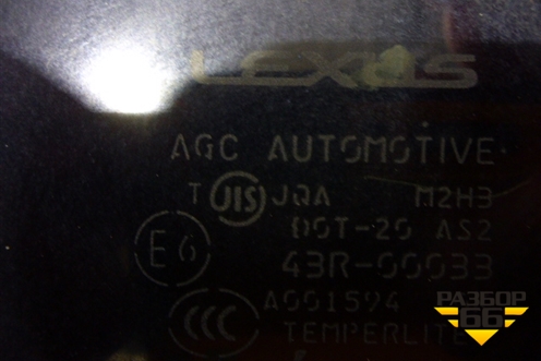 Стекло глухое левое (6272048230) для Lexus RX 300/330/350 с 2003-2009г