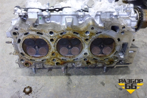 Головка блока цилиндров (левая в сборе 2.4л V6 QR23) для Nissan Teana (J31) с 2003-2008г