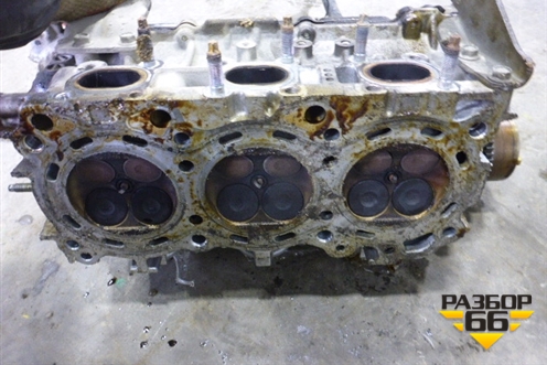 Головка блока цилиндров (правая в сборе 2.4л V6 QR23) для Nissan Teana (J31) с 2003-2008г