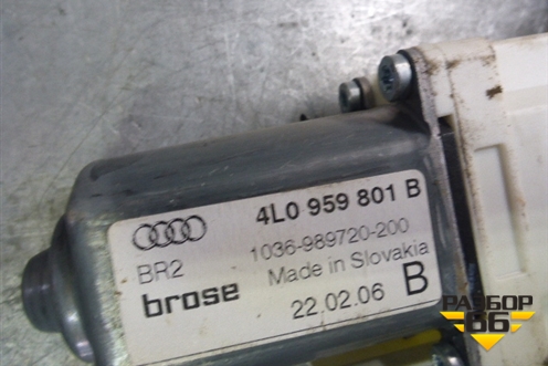 Стеклоподъёмник электрический задний левый для Audi Q7 c 2005-2015г