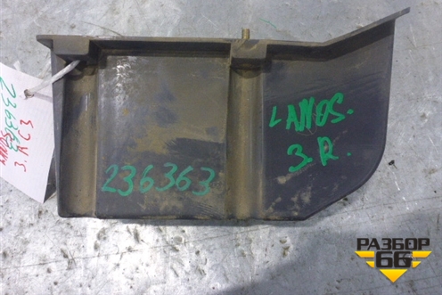 Кронштейн заднего бампера правый (96450630) для Chevrolet Lanos с 2004г