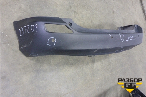 Бампер задний (до 2015 под парктроник) (5215942190) для Toyota Rav-4 с 2012-2019г