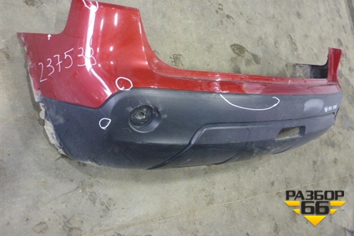 Бампер задний (85022JD00H) для Nissan Qashqai (J10E) с 2006-2013г (Кашкай)