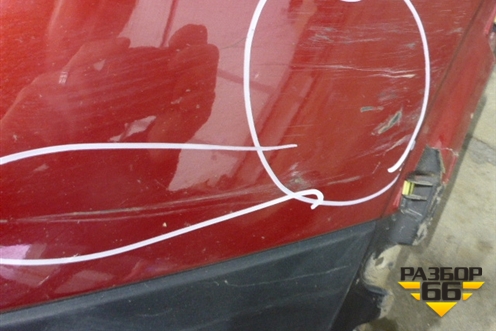 Бампер задний (85022JD00H) для Nissan Qashqai (J10E) с 2006-2013г (Кашкай)