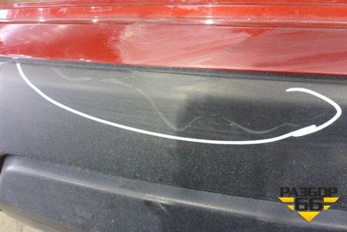 Бампер задний (85022JD00H) для Nissan Qashqai (J10E) с 2006-2013г (Кашкай)