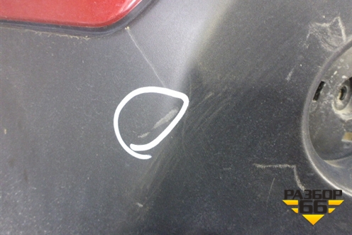 Бампер задний (85022JD00H) для Nissan Qashqai (J10E) с 2006-2013г (Кашкай)