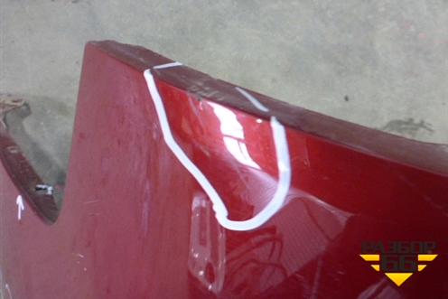 Бампер задний (85022JD00H) для Nissan Qashqai (J10E) с 2006-2013г (Кашкай)