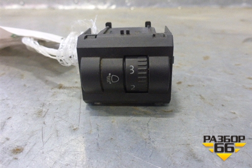 Переключатель корректора фар (5J0941333A) для Skoda Fabia с 2007-2014г