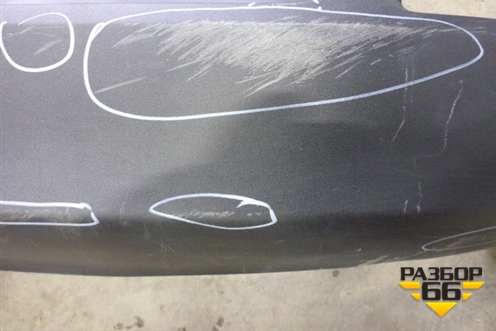 Бампер задний (до 2015 под парктроник) (5215942190) для Toyota Rav-4 с 2012-2019г