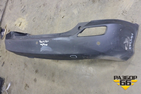 Бампер задний (до 2015г под парктроник) (5215942190) для Toyota Rav-4 с 2012-2019г (Рав 4)