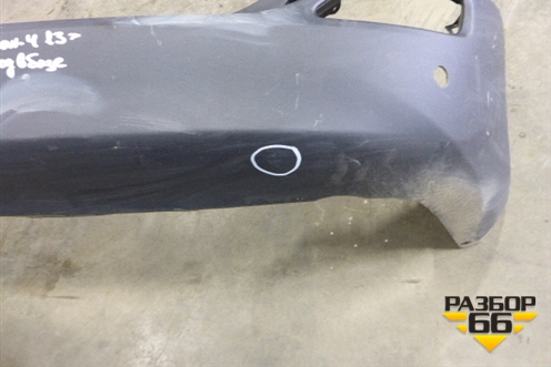 Бампер задний (до 2015г под парктроник) (5215942190) для Toyota Rav-4 с 2012-2019г (Рав 4)