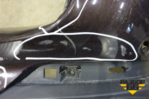 Бампер задний (под парктроник) (51127294392) для BMW X5 F15 с 2013г