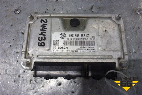 Блок управления двигателем (03C906057CC) для Seat Ibiza с 2008-2017г