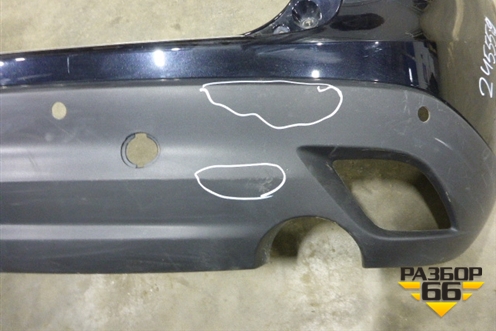Бампер задний (под парктроник) (KD4750221) для Mazda CX 5 с 2012-2016г
