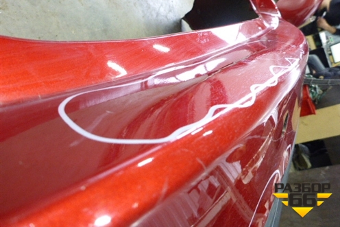 Бампер задний (до 2011г хэтчбек под парктроник) для Mazda Mazda 3 (BL) с 2009-2013г