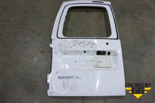 Дверь багажника левая (под стекло) (2K0827091H) для Volkswagen Caddy с 2004-2016г