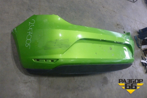 Бампер задний (с юбкой) для Seat Leon с 2013г
