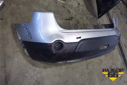 Бампер задний (85022JD00H) для Nissan Qashqai (J10E) с 2006-2013г (Кашкай)