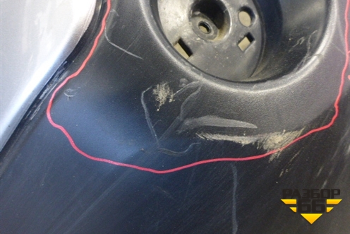 Бампер задний (85022JD00H) для Nissan Qashqai (J10E) с 2006-2013г (Кашкай)