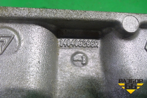 Коллектор впускной (нижняя часть 1.6л K4MA) (140406266R) для Nissan Almera G15 с 2012г