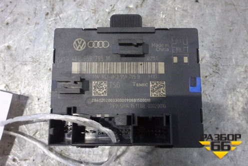 Блок комфорта (двери задней правой) (4F0959795M) для Audi Q5 c 2008-2017г