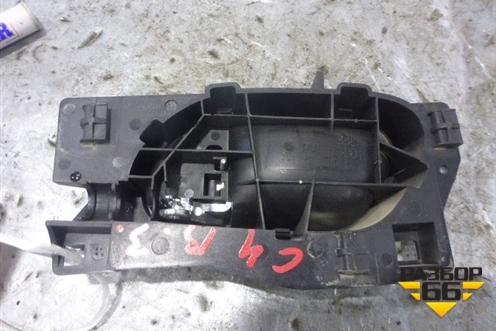 Ручка внутренняя двери задней правой (9657086177) для Citroen C4 с 2005-2011г
