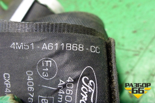 Ремень безопасности задний левый (4M51A611B68CC) для Ford Focus 2 с 2008-2011г