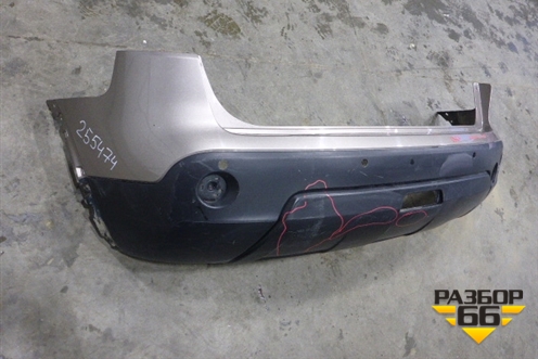 Бампер задний (под парктроник) (85022JD00H) для Nissan Qashqai (J10E) с 2006-2013г (Кашкай)