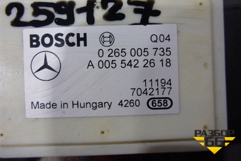 Датчик ускорения (A0055422618) для Mercedes Benz E-Klass W212 с 2009-2016г