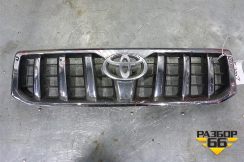 Решетка радиатора (светлый хром) (5311160500) для Toyota Land Cruiser Prado(120) с 2002-2009г