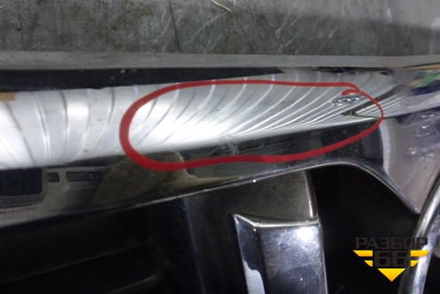 Решетка радиатора (светлый хром) (5311160500) для Toyota Land Cruiser Prado(120) с 2002-2009г