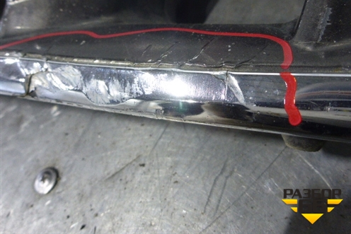 Решетка радиатора (светлый хром) (5311160500) для Toyota Land Cruiser Prado(120) с 2002-2009г