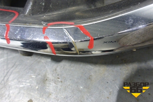 Решетка радиатора (светлый хром) (5311160500) для Toyota Land Cruiser Prado(120) с 2002-2009г