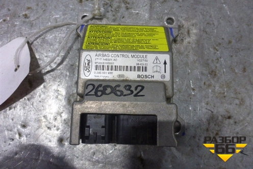 Блок управления AIR BAG (2T1T14B321AC) для Ford Transit Connect c 2002г
