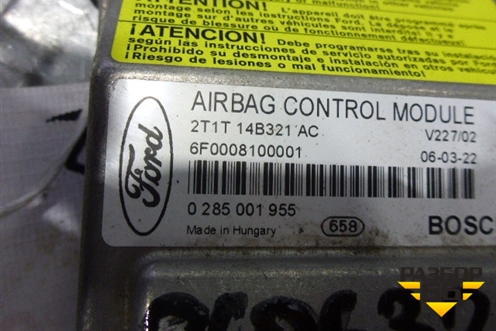 Блок управления AIR BAG (2T1T14B321AC) для Ford Transit Connect c 2002г