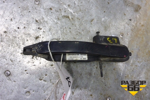 Ручка наружная двери задней левой (2S61A264A27BR) для Ford Fiesta с 2001-2008г