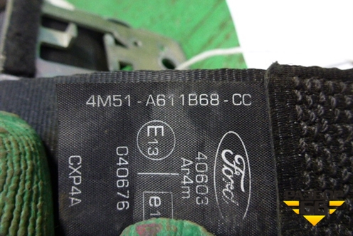 Ремень безопасности задний левый (4M51A611B68CC) для Ford Focus 2 с 2008-2011г