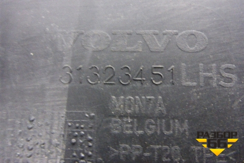 Дефлектор радиатора левый (новый) (31323451) для Volvo S80 с 2006-2016г