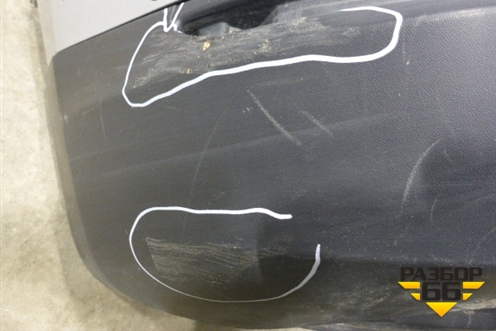 Бампер задний (Под парктроник) (5NU807421) для Volkswagen Tiguan с 2011-2016г (Тигуан)