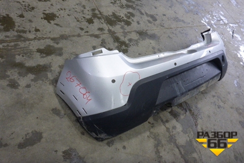 Бампер задний (StepWay под парктроник) (8200911893) для Renault Sandero с 2009-2014г