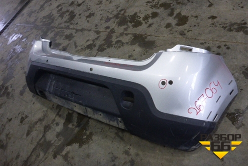 Бампер задний (StepWay под парктроник) (8200911893) для Renault Sandero с 2009-2014г
