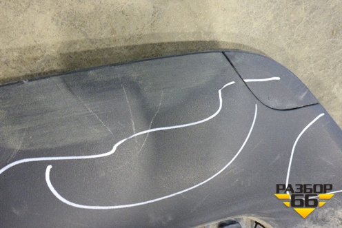 Юбка заднего бампера (под парктроник) (51127183146) для BMW X6 E71 с 2008-2014г