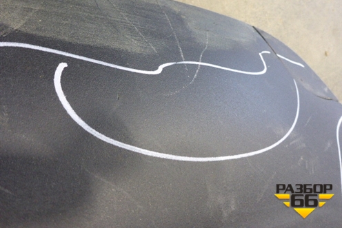 Юбка заднего бампера (под парктроник) (51127183146) для BMW X6 E71 с 2008-2014г