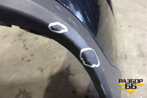 Бампер задний (после 2014г под парктроник) (7P5807421B) для Porsche Cayenne с 2010-2017г (Каен)