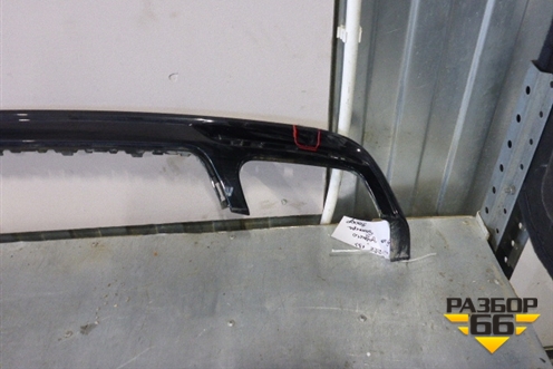 Юбка заднего бампера (A2228850038) для Mercedes Benz S-Klass W222 с 2013-2020г