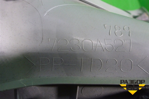 Обшивка стойки задняя верхняя левая (7230A527) для Peugeot 4008 с 2012г