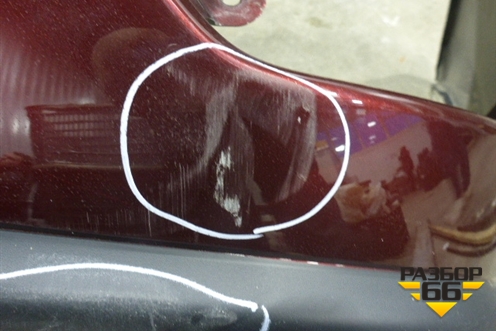 Бампер задний (под парктроник) (5215948050) для Lexus RX 300/330/350 с 2003-2009г