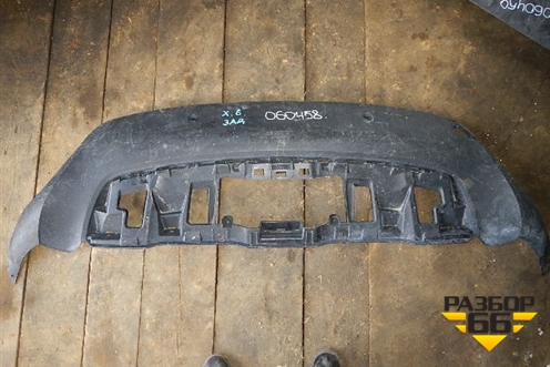 Юбка заднего бампера (под парктроник) для BMW X6 E71 с 2008-2014г