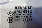 Стекло двери передней правой форточка (2008г) для Renault Scenic с 2003-2009г