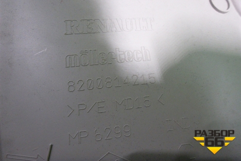 Обшивка стойки задняя верхняя левая (8200814215) для Renault Scenic с 2003-2009г